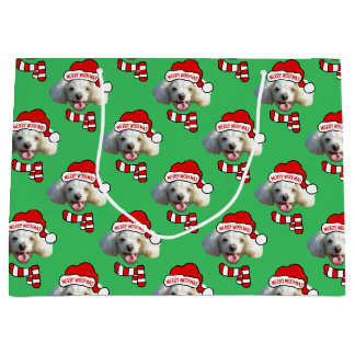 Christmas Santa Dog Custom Photo Pattern
