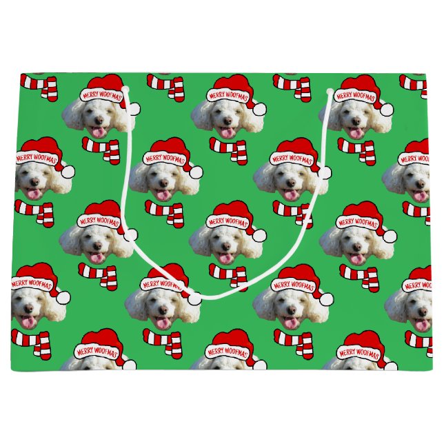 Christmas Santa Dog Custom Photo Pattern (Framsidan)