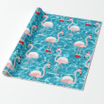 christmas Santa flamingo Presentpapper<br><div class="desc">"christmas tomflamingo ", "jultomten flamingo", "flamingo christmas" , "flamingo julafton", "ful christmas", flamingo, "lustigt christmas", "roligt julafton", "glad helg flamingo",  "Santa flamingo"</div>