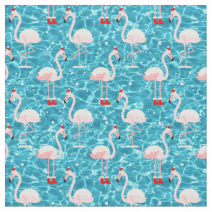 christmas Santa flamingo Tyg