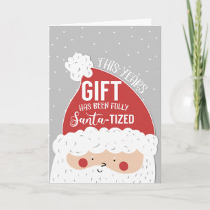 CHRISTMAS SANTA FUNNY Greeting Card Kort