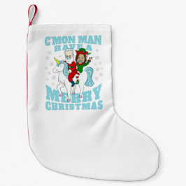 christmas Santa joe biden kamala harris unicorn Liten Julstrumpa