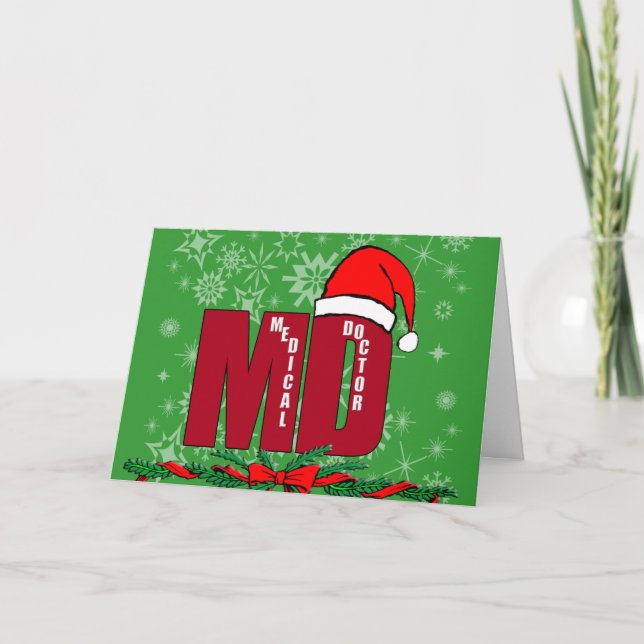 CHRISTMAS SANTA MD - MEDICAL DOKTOR HELGKORT (Framsida)