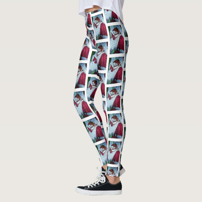 CHRISTMAS SANTA MOUSE LEGGINGS (Vänster)