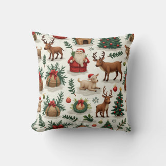 christmas Santa rudolph cushion Kudde