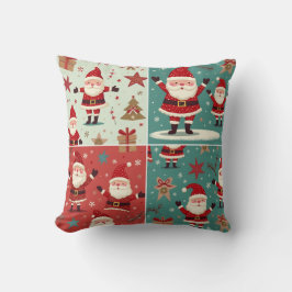 Christmas Santa Throw Pillows Kudde