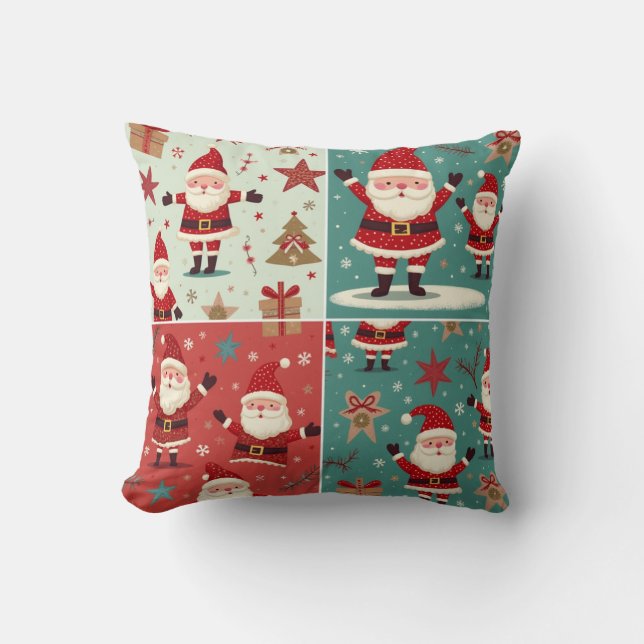 Christmas Santa Throw Pillows Kudde (Framsida)