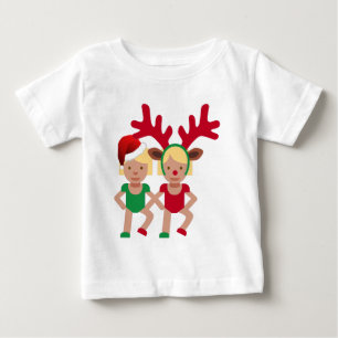 christmas Santa twillingars emoji Tee Shirt