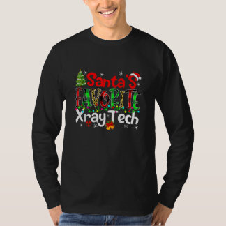 Christmas Santas Favorite Xray Tech Xmas Tree Ligh T Shirt