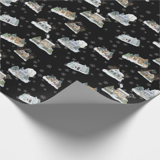 Christmas Scene Wrapping Paper Presentpapper