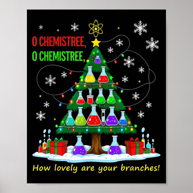 Christmas Science Teacher 67 Meme Santa Oh Chemist Poster (Framsidan)