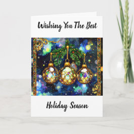 Christmas Season Greetings Holiday Wishes Helgkort