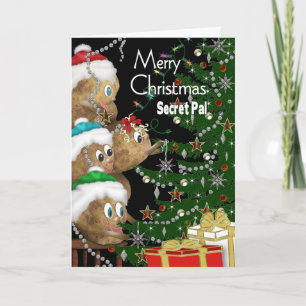 CHRISTMAS - Secret Pal - POTATO FAMILY Collection Helgkort
