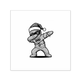 Christmas Self Inking Rubber Stamp Självfärgande Stämpel