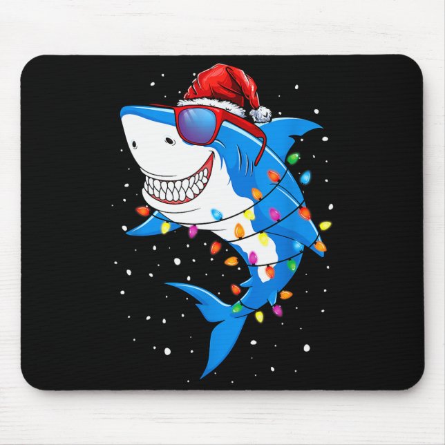 Christmas Shark Shirt Xmas Funny Santa Shark  Musmatta (Framsidan)