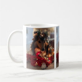 Christmas Sheltie mug Kaffemugg