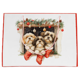 Christmas Shih Tzu Dogs