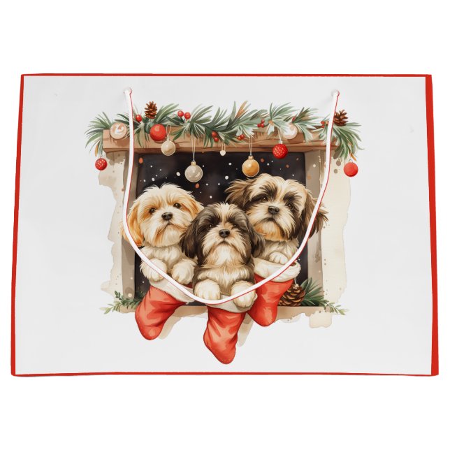Christmas Shih Tzu Dogs (Framsidan)