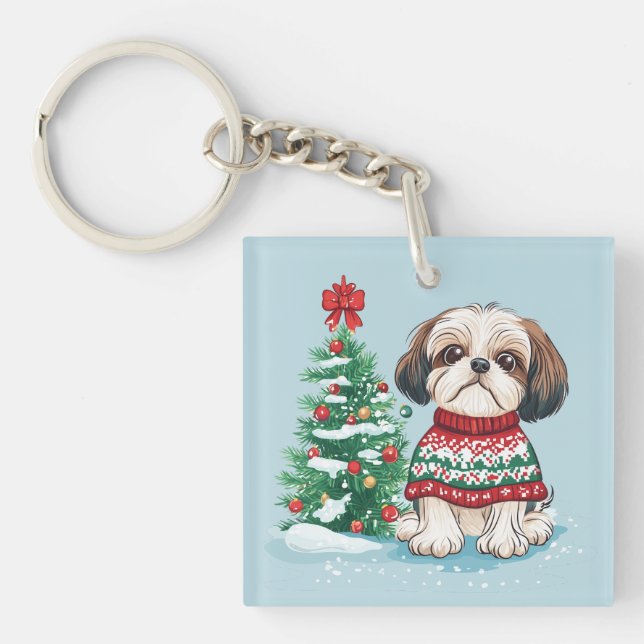 Christmas Shih Tzu Santa Dog (Framsidan)