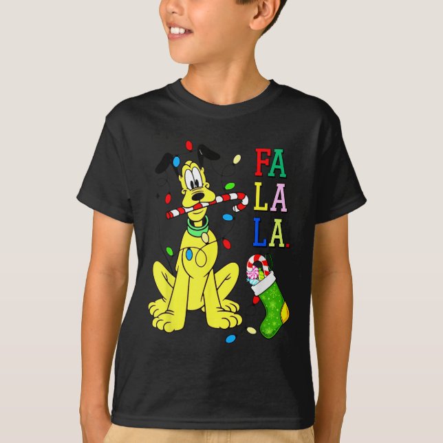 Christmas Shirt Cute La Fa Fa Swea  T (Framsida)