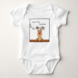 Christmas Shirt, Santa's Little Troublemaker T Shirt