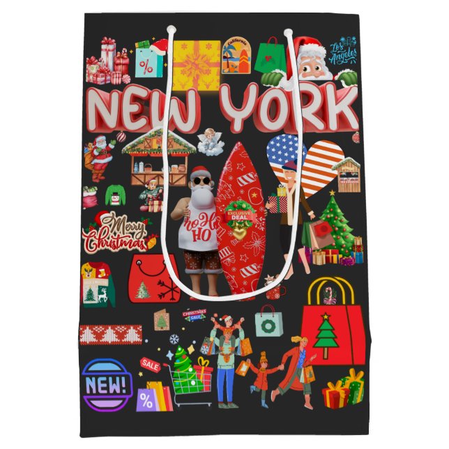 Christmas Shopping Geschenktüte (Baksidan)