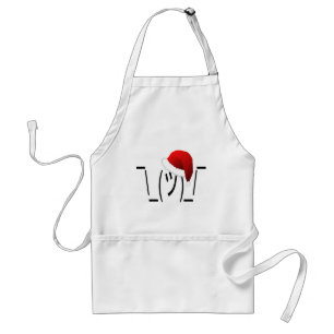 christmas shrug emoji förkläde