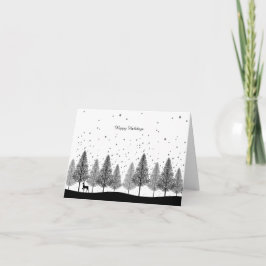 Christmas silent night card tack kort