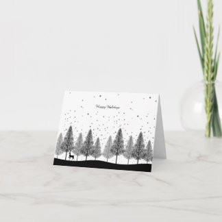 Christmas  silent night card tack kort