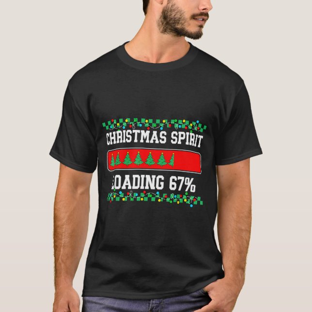 Christmas Six Seven Srit Loading 67 Meme Gen Z Alp T Shirt (Framsida)