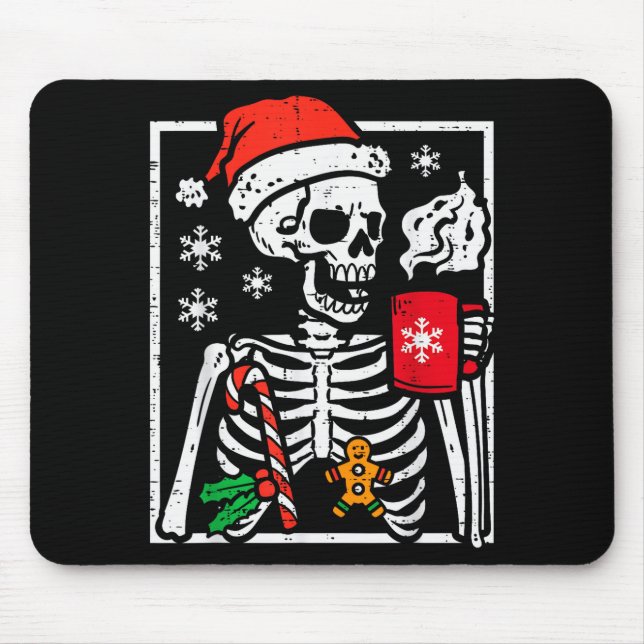 Christmas Skeleton Hot Chocolate Xmas Men Women Ki Musmatta (Framsidan)