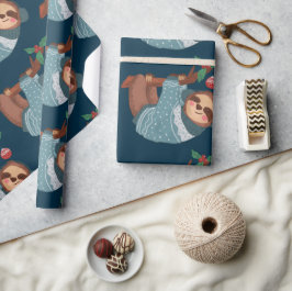 Christmas Sloth Presentpapper