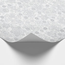 CHRISTMAS SNÖFLINGOR MÖNSTER | PAPPER VARNING PRESENTPAPPER