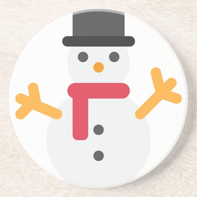 christmas snögubbe emoji underlägg (Framsidan)