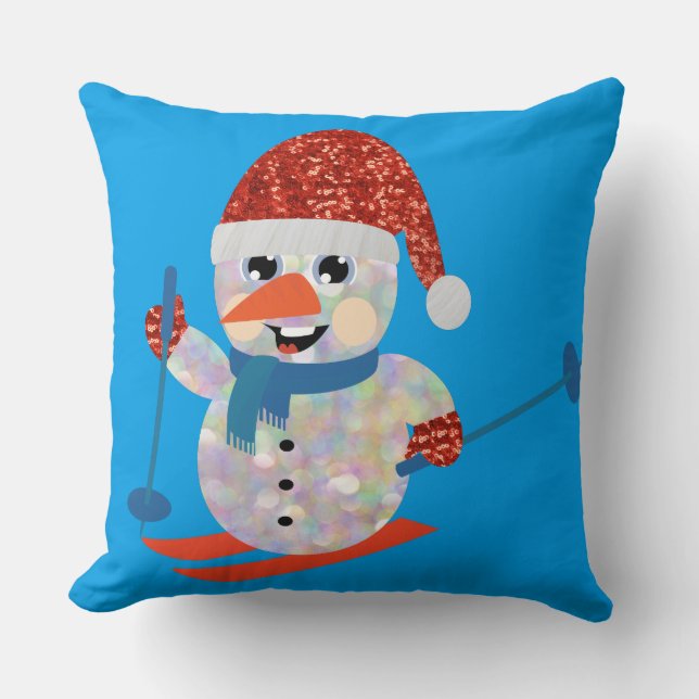 christmas snögubbe kudde (Framsida)