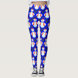 Christmas snögubbe leggings