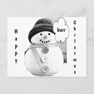 **CHRISTMAS SNÖGUBBE** POSTCARD FÖR ALLA HELG VYKORT