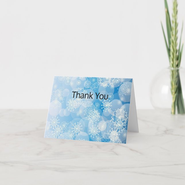 Christmas snowflakes on a blue background         tack kort (Framsida)