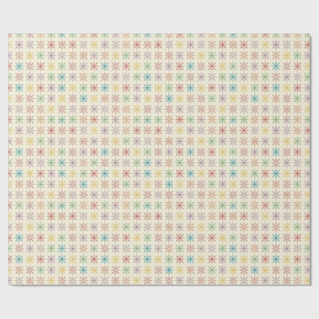 Christmas Snowflakes Themed Packaging Xmas Presentpapper (Platt)