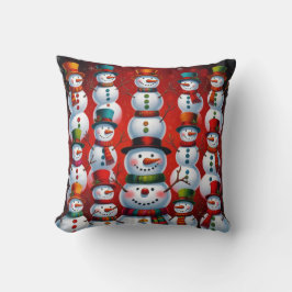 Christmas snowman pillows kudde