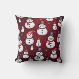 Christmas snowman pillows kudde