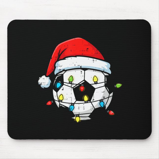 Christmas Soccer Ball Santa Xmas Football Srt Men  Musmatta (Framsidan)
