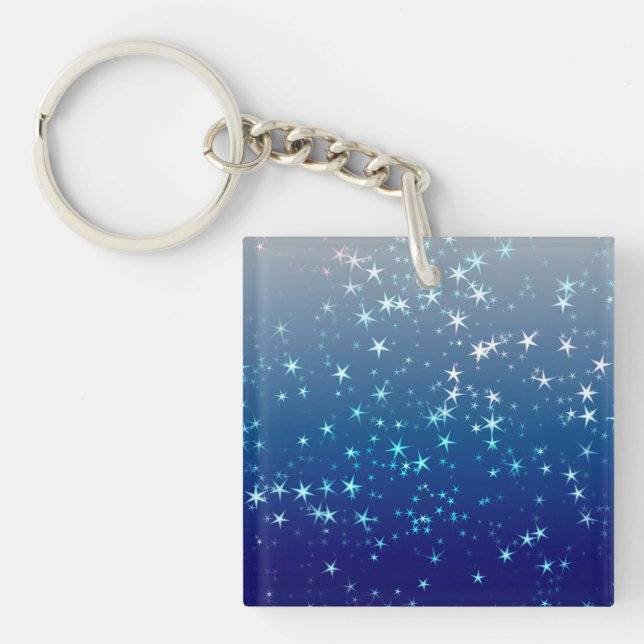Christmas Sparkles Stars Blue Sky (Framsidan)