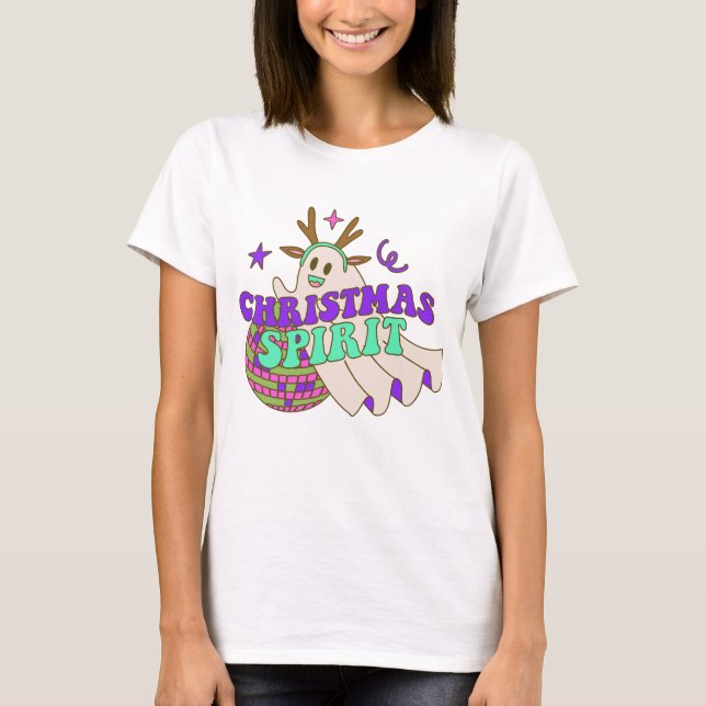 Christmas Spirit Unisex T-Shirt, Holiday Shirt, Gi T Shirt (Framsida)