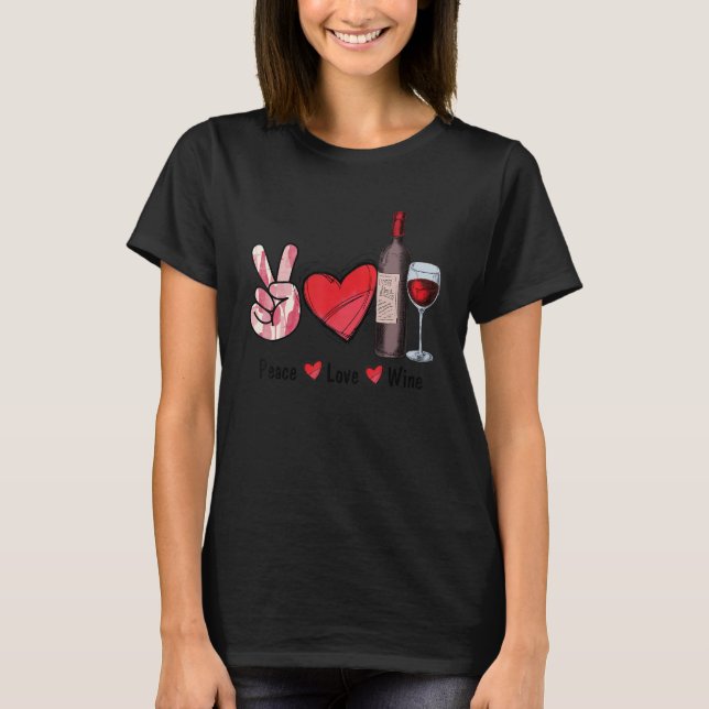Christmas Spirits Glasses Of Wine Xmas Holidays Pa T Shirt (Framsida)