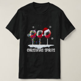 christmas spirts vin t shirt