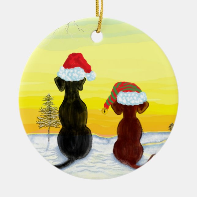 christmas springador julgransprydnad keramik (Framsidan)