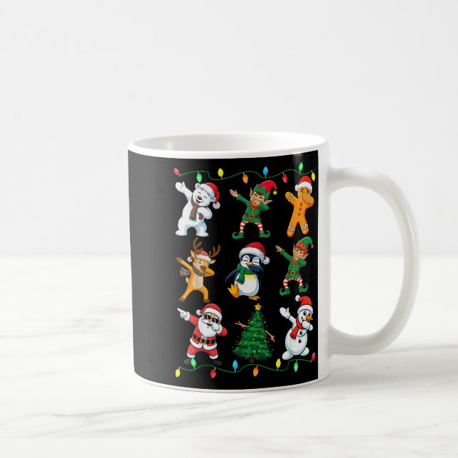 Christmas Squad Dabbing Xmas Friends Boys Girls Me Kaffemugg (Höger)