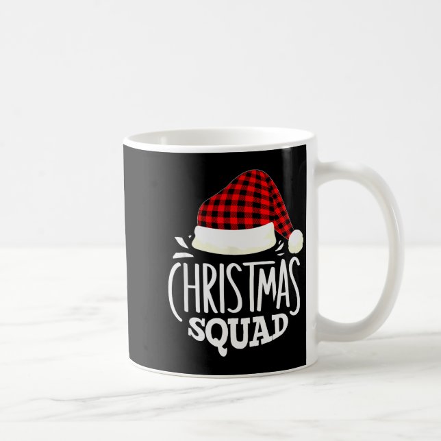 Christmas Squad Family Group Matching Christmas Pa Kaffemugg (Höger)