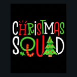 Christmas Squad Funny Xmas Tree Family Matching Pa Poster<br><div class="desc">Christmas Squad Funny Xmas Tree Family Matching Pajamas Boys Short Sleeve</div>
